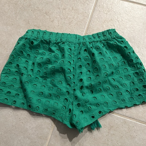 Surf Gypsy Box Eyelet Shorts green size small - Picture 4 of 4